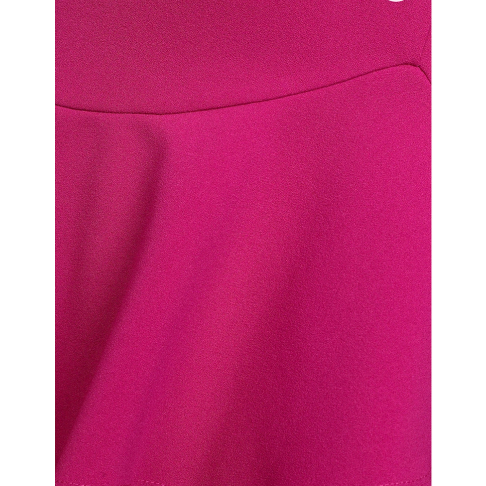 Lulus Glamour Goals Magenta One-Shoulder Trumpet Hem Mini Dress Size M - Picture 6 of 11